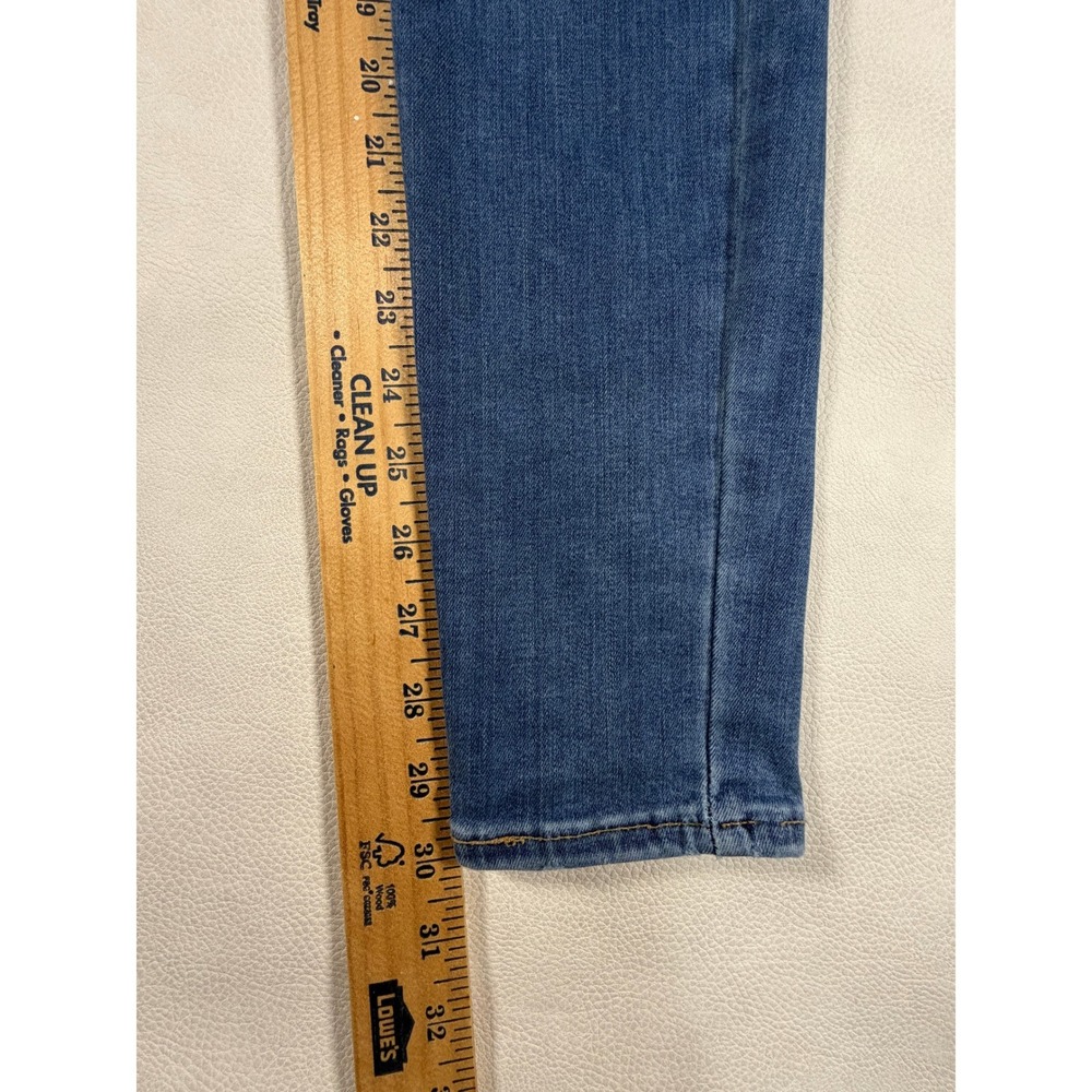 Levis Premium Mile High Super Skinny Jeans Womens 27 Medium Wash Blue Denim 4309 - Picture 2 of 12